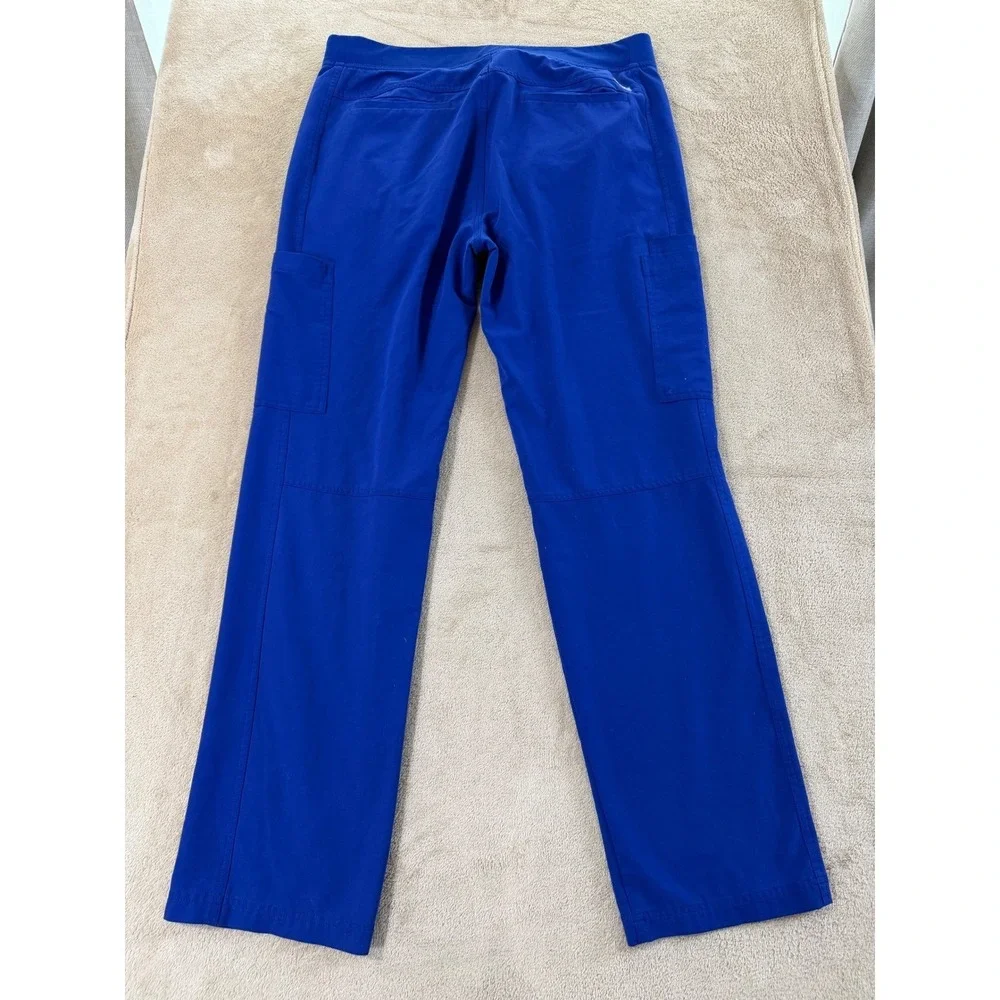 FIGS Technical Collection Axim Scrub Pants Mens Size XL Royal Blue Stretch EUC